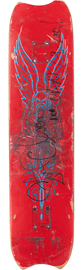 Blank Deck deck signed by Steve Olson